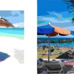 sombrilla de playa